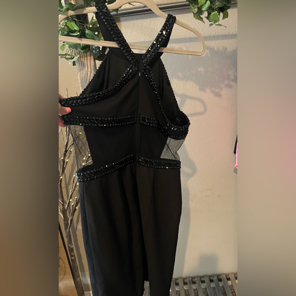 Giana Bini Black Embellished Dress - Picture 2 of 10